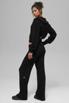 Pantalon gaufré taille haute en cachemire ALO